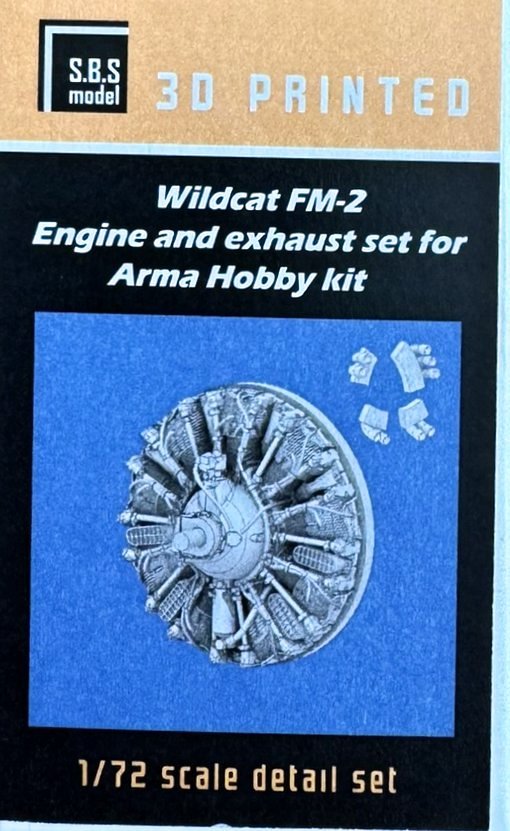 1/72 FM-2 Wildcat Engine & exhaust set (ARMA H.)