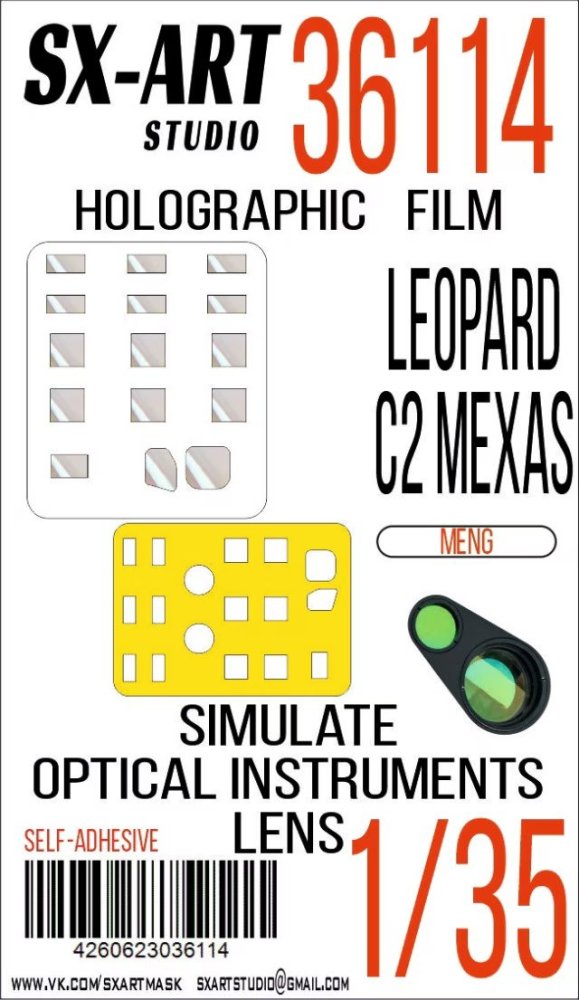 1/35 Holographic film Leopard C2 Mexas (MENG)