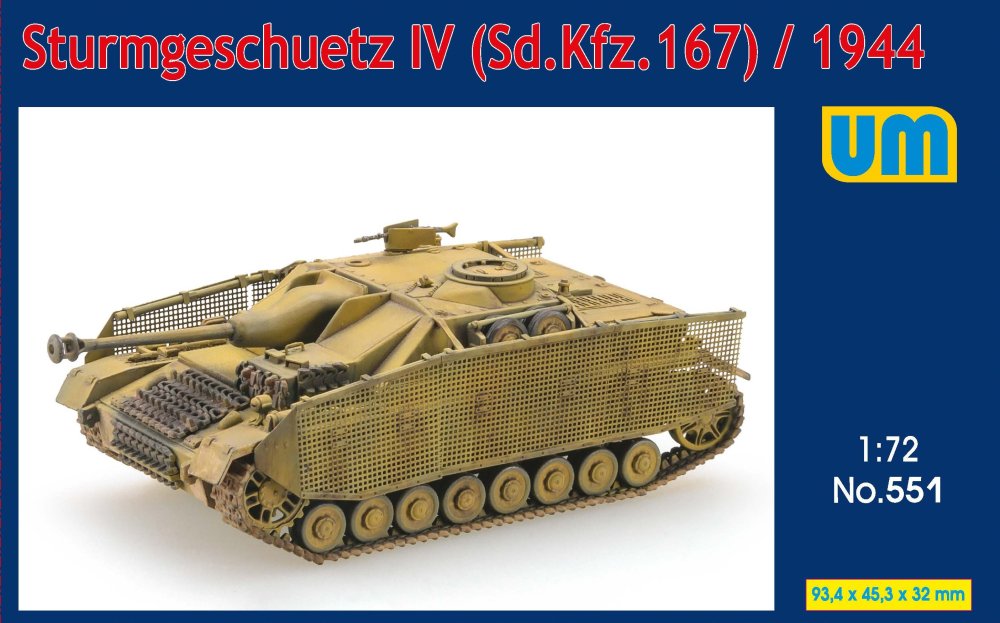 1/72 Sturmgeschuetz IV (Sd.Kfz.167) / 1944