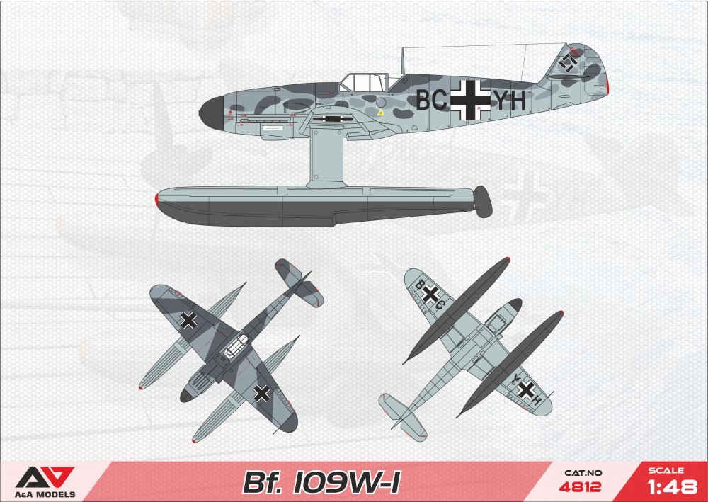 1/48 Bf 109 W-1 experimental floatplane 