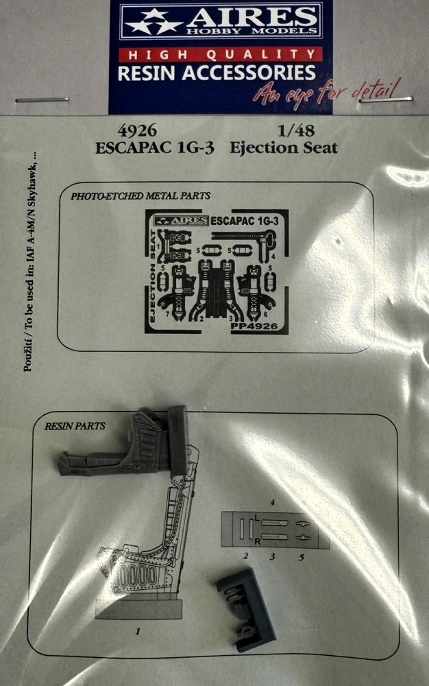 1/48 Escapac 1G-3 eject.seat (for A-4M/N Skyhawk)
