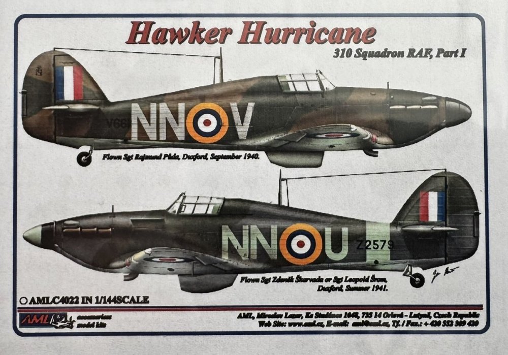 1/144 Decals 310 th Squadron RAF - Part II