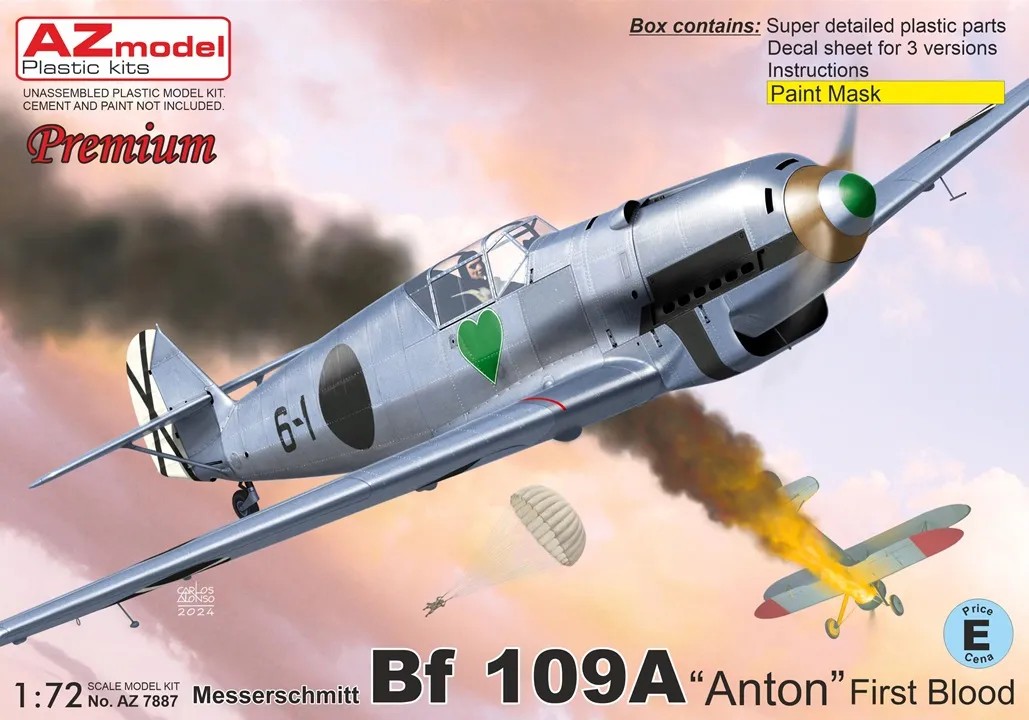 1/72 Messerschmitt Bf 109A 'Anton' (3x camo)
