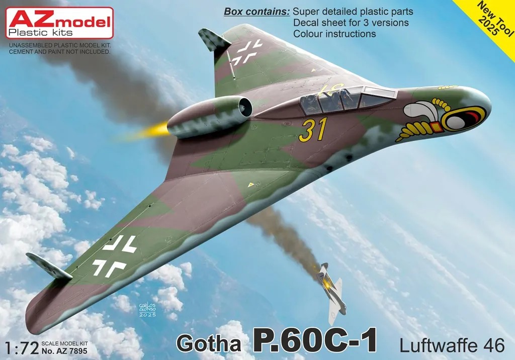 1/72 Gotha P.60C-1 Luftwaffe 46 (3x camo)