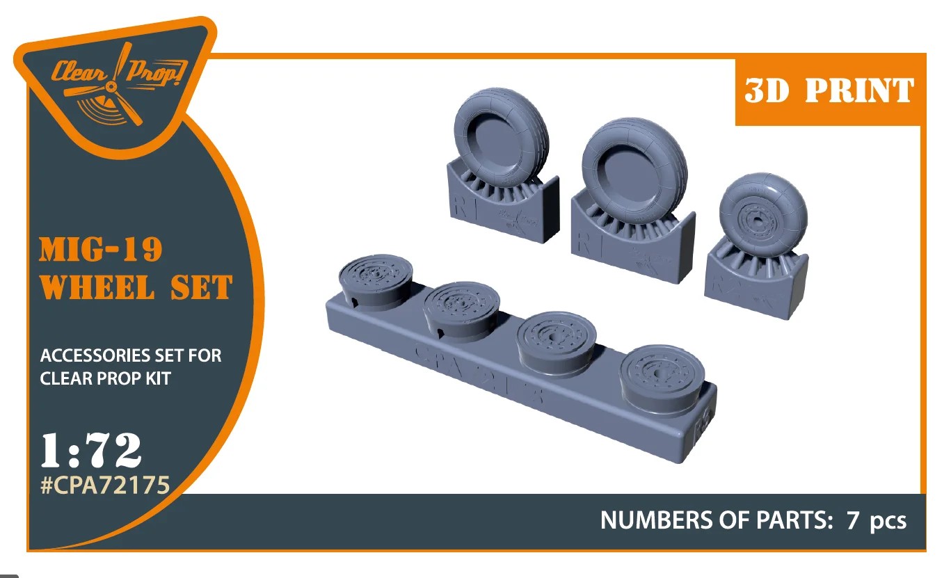 1/72 MiG-19 wheel set (CL.PROP)