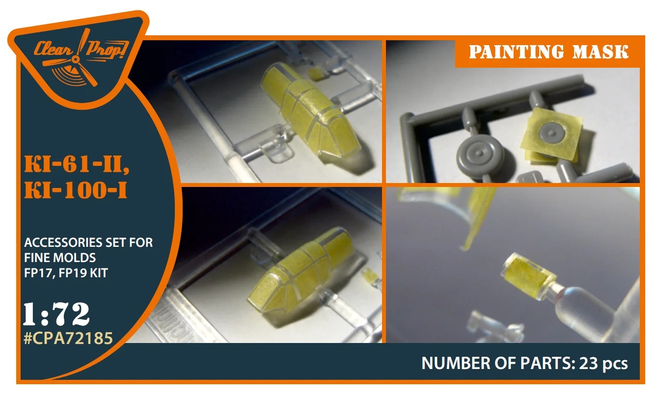 1/72 Ki-61-II, Ki-100-I painting mask (FINEMOLDS)