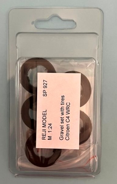 1/24 Citroen C4 WRC - wheels,tires,discs (5 pcs.)