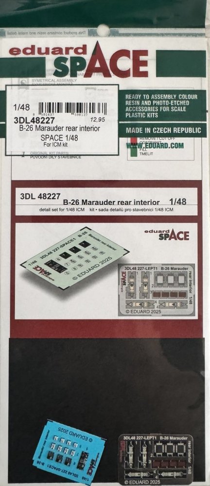 1/48 B-26 Marauder rear interior SPACE (ICM)