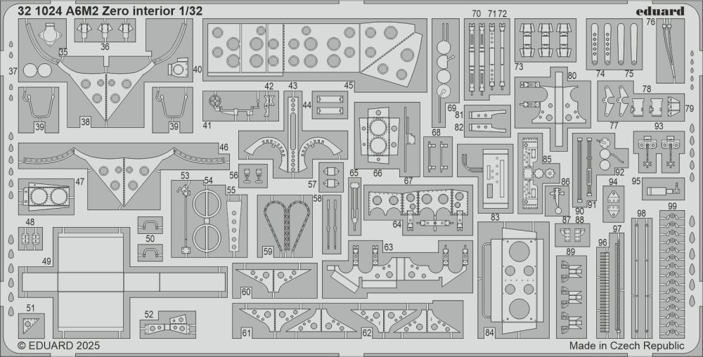 SET A6M2 Zero interior (TAM)