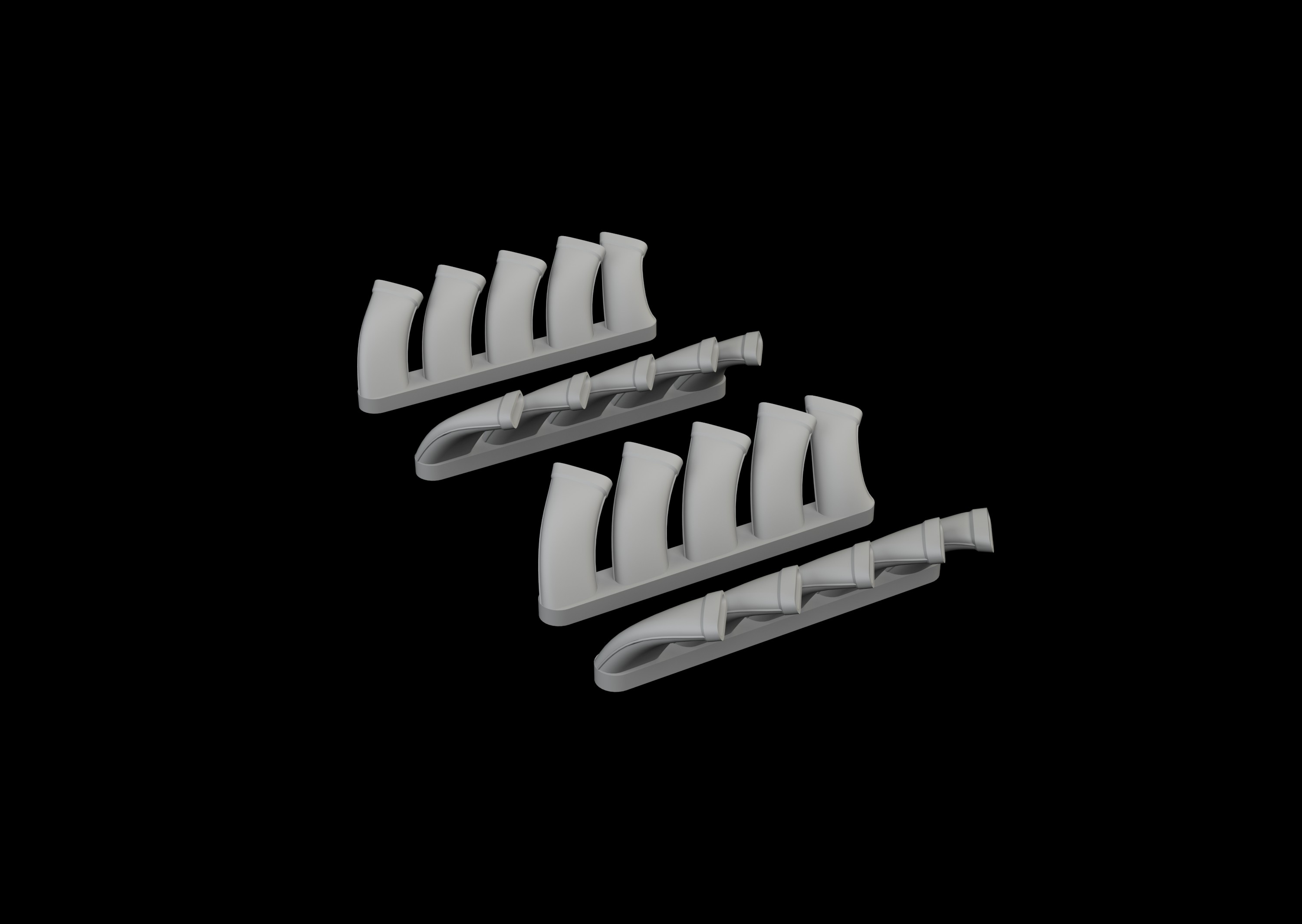 BRASSIN 1/48 Mosquito exhaust stacks  (TAM)