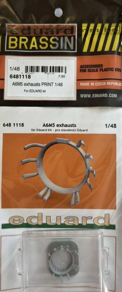 BRASSIN 1/48 A6M5 exhausts PRINT