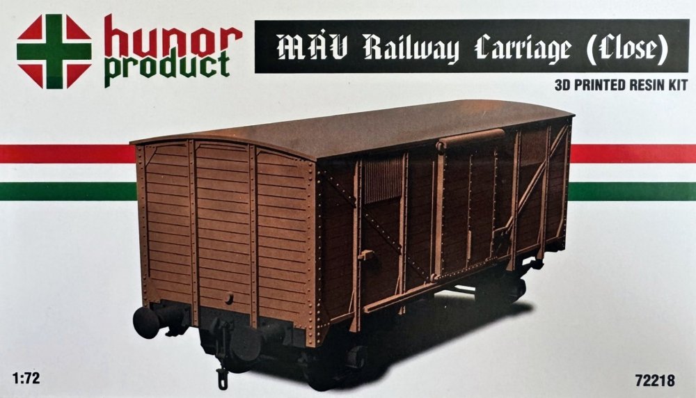 1/72 MAV Railway Carriage Closed (3D Printed)