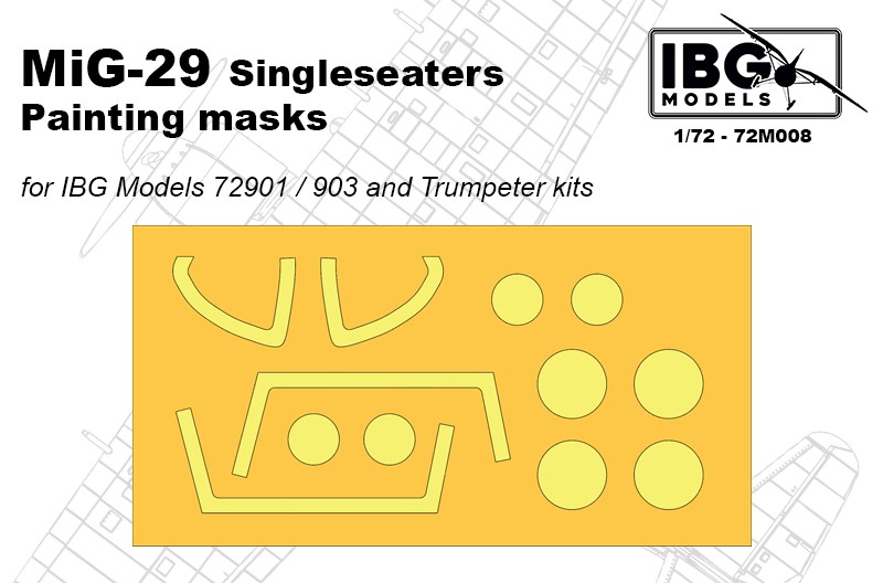 1/72 MiG-29 Painting mask