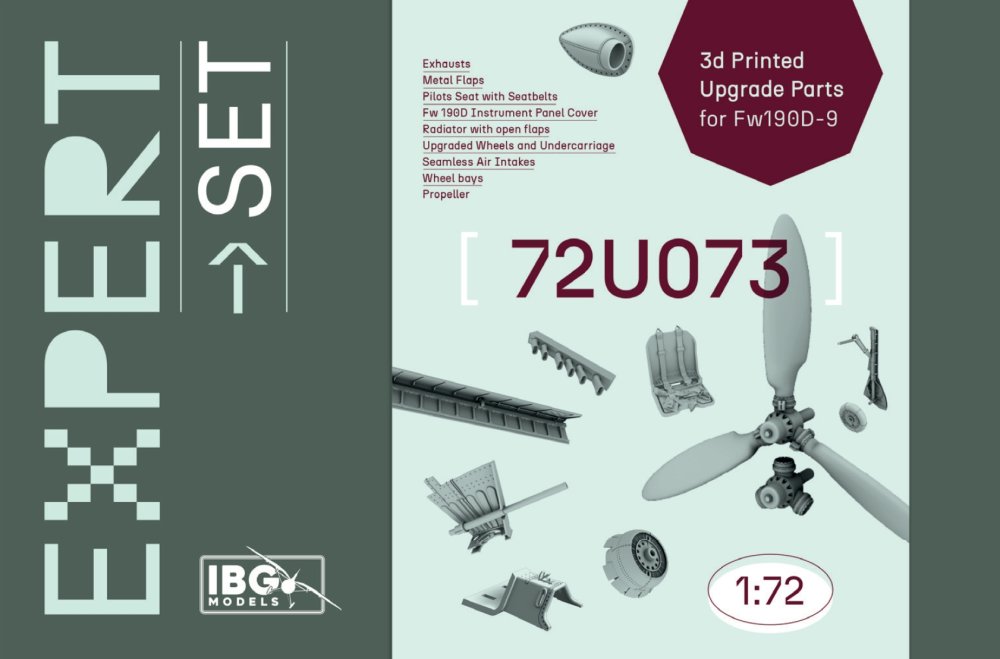 1/72 Fw 190D-9 - Expert Set (3D-Printed)
