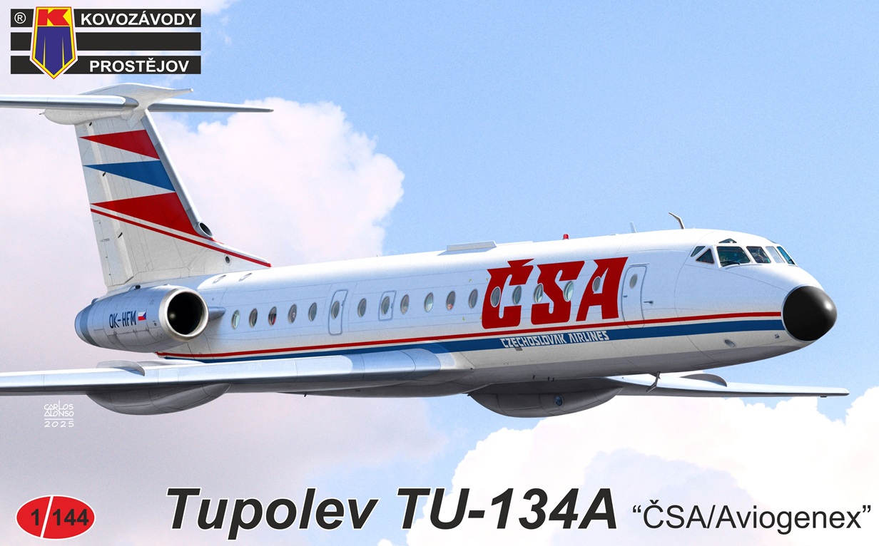 1/144 Tupolev Tu-134A (ČSA, AVIOGENEX)