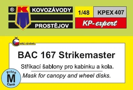 1/72 Canopy&wheel mask BAC 167 Strikemaster