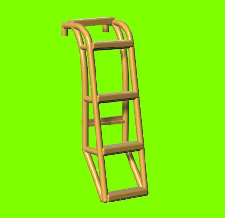 1/72 Access ladder for MB-326K (3D-Printed)