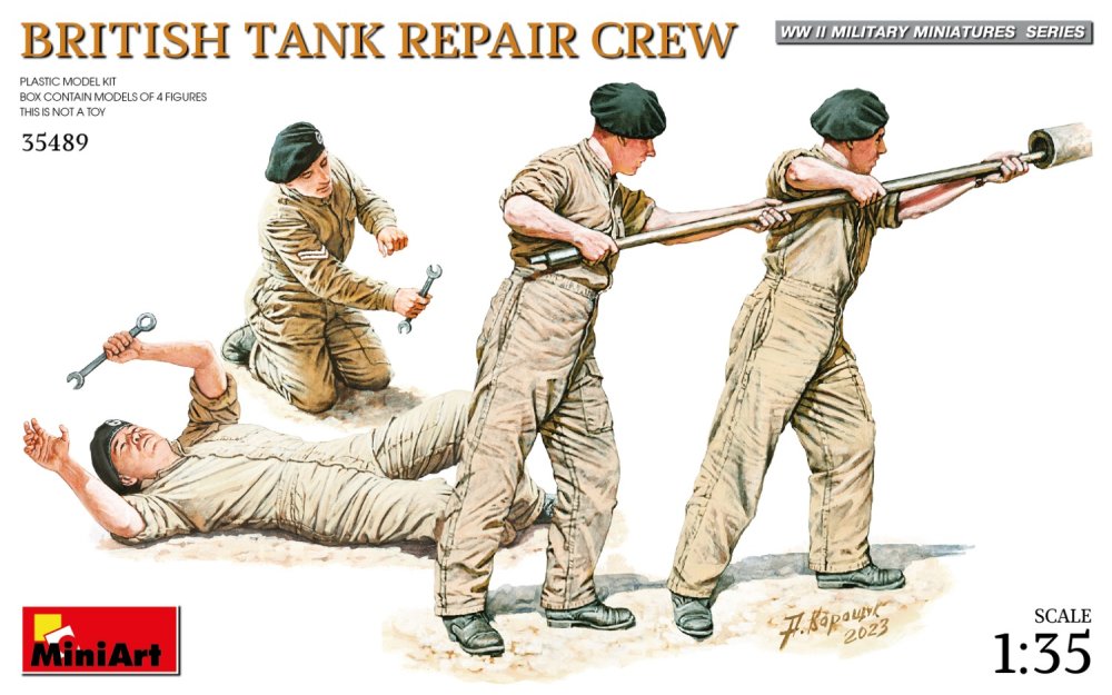 1/35 British Tank Repair Crew (4 fig.)