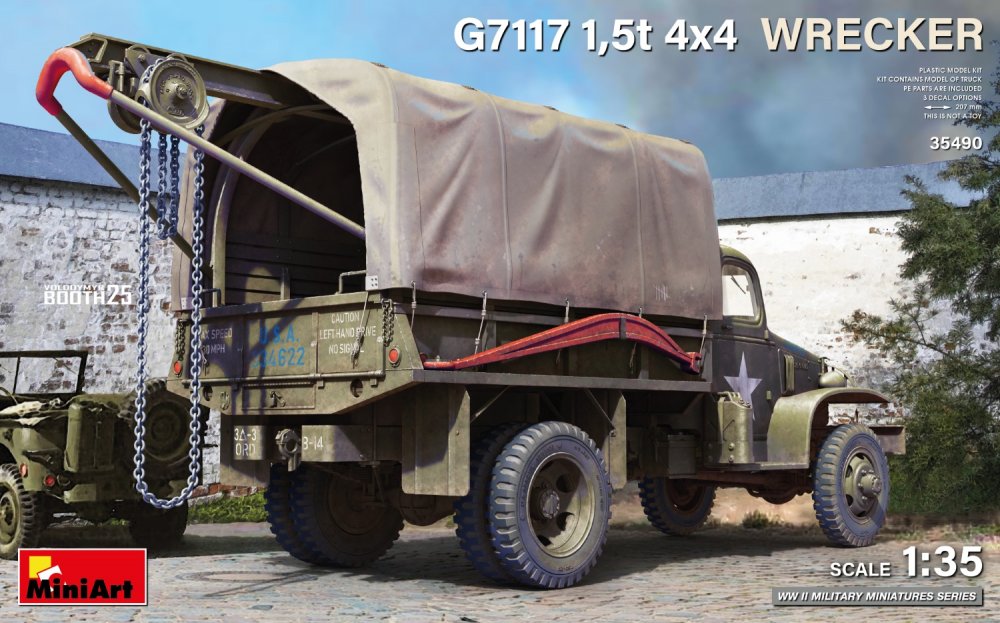 1/35 G7117 1,5t 4x4  Wrecker (3x camo)