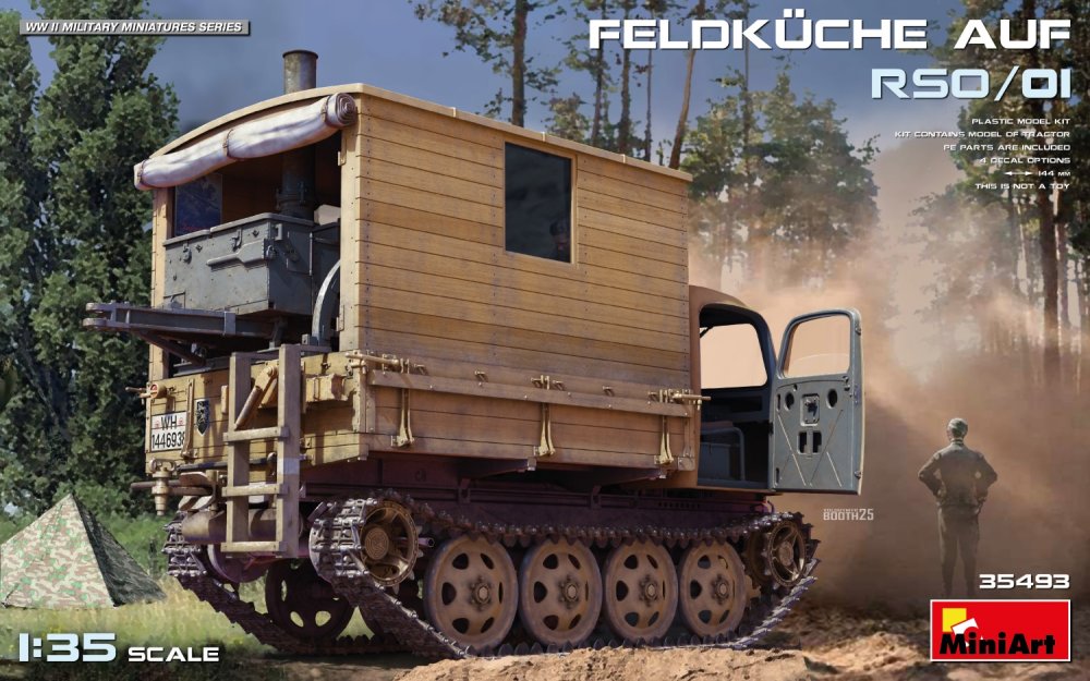 1/35 Feldküche Auf RSO/01 (4x camo)