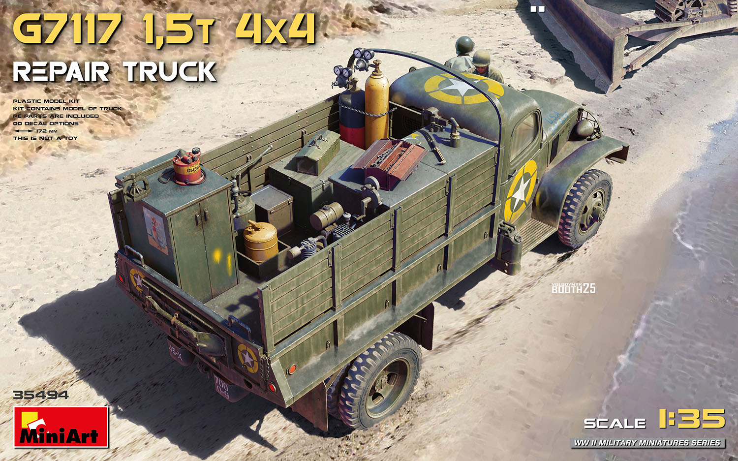 1/35 G7117 1,5t 4x4 Repair Truck (4x camo)