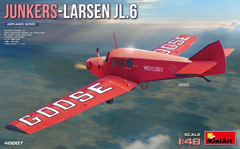 1/48 Junkers-Larsen JL.6 (4x camo)