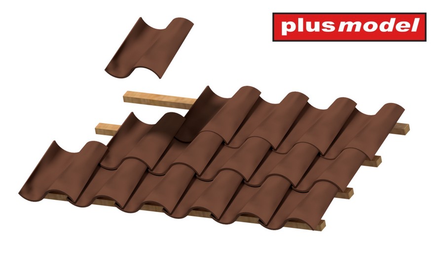 1/35 Roof tiles Italian type II (3D Print)