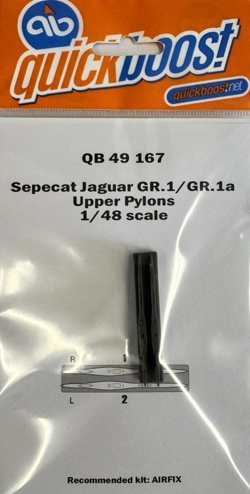 1/48 Sepecat Jaguar GR.1/GR.1a upper pylons (AIRF)