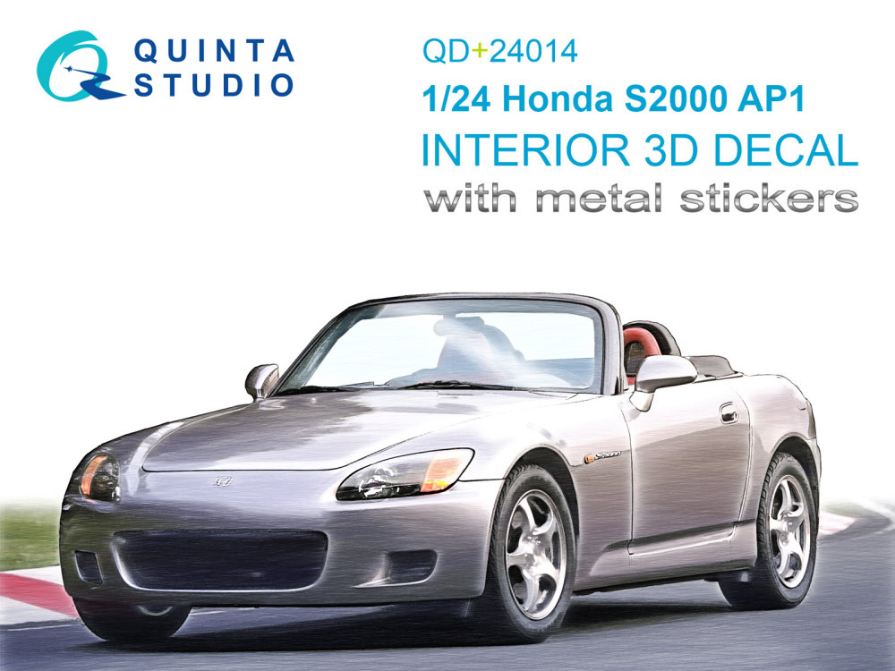 1/24 Honda S2000 AP1  3D-Print.&col.interior (TAM)