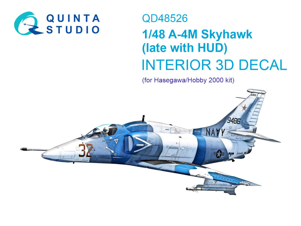 1/48 A-4M late 3D-Print.&col.Interior (HAS/H.2000)