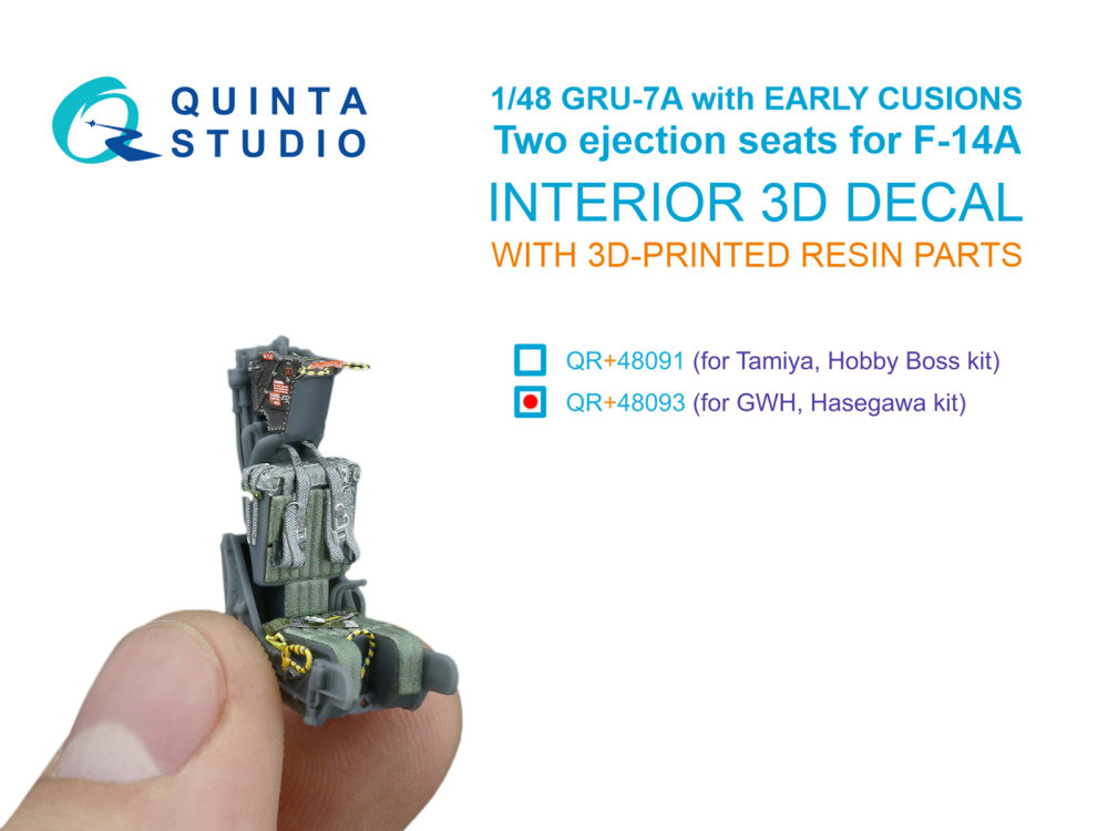 1/48 GRU-7A early, 2 eject. seats for F-14 A (HAS)