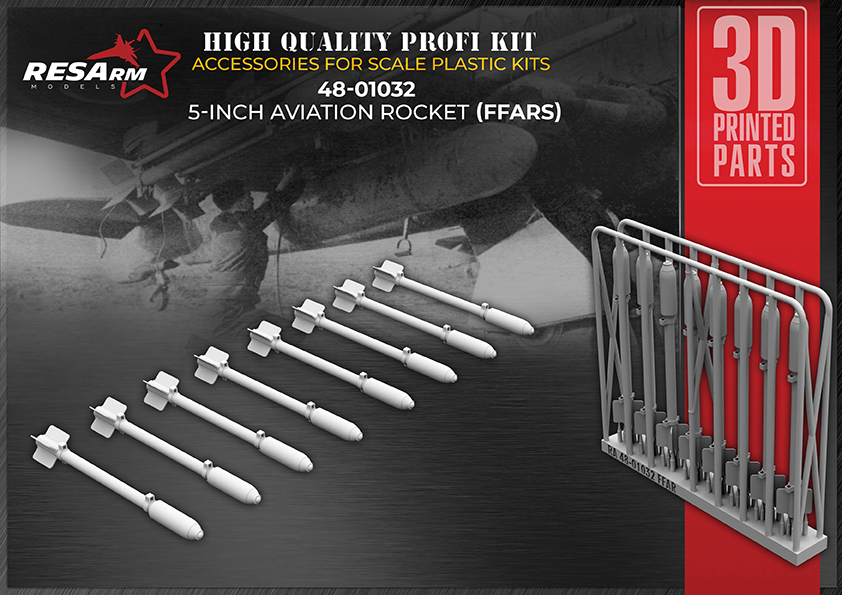 1/48 FFARS 5-inch Aircraft Rocket (8 pcs.)