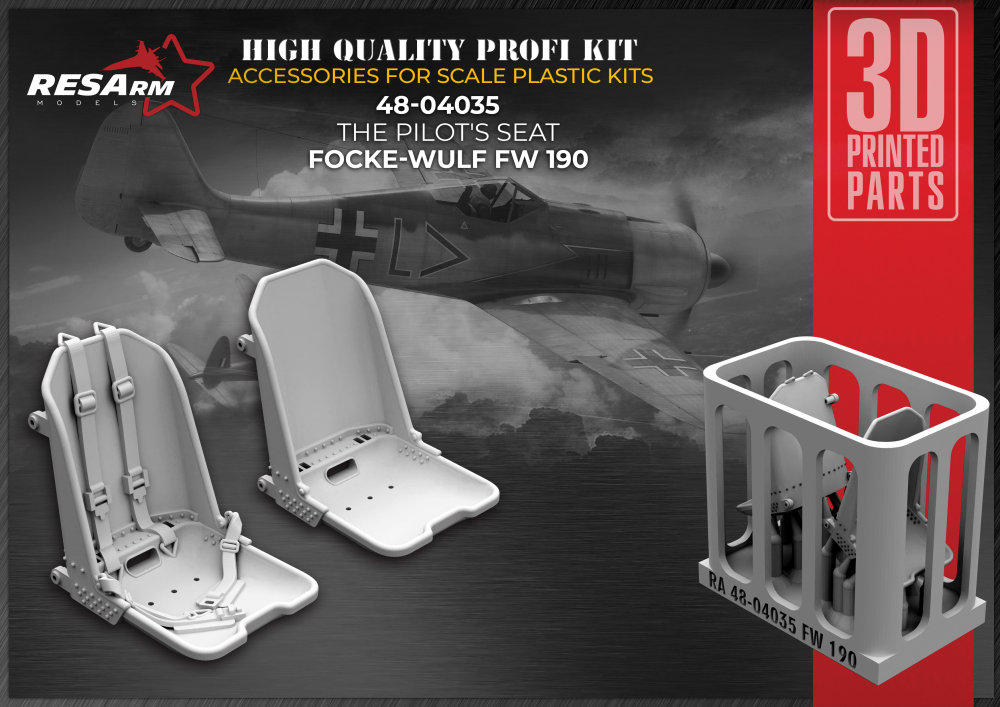 1/48 Ejection Seat FW 190 (2 pcs.)