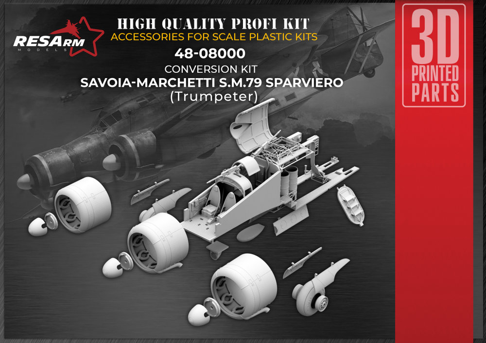 1/48 Savoia-Marchetti SM-79 Big Set (TRUMP)