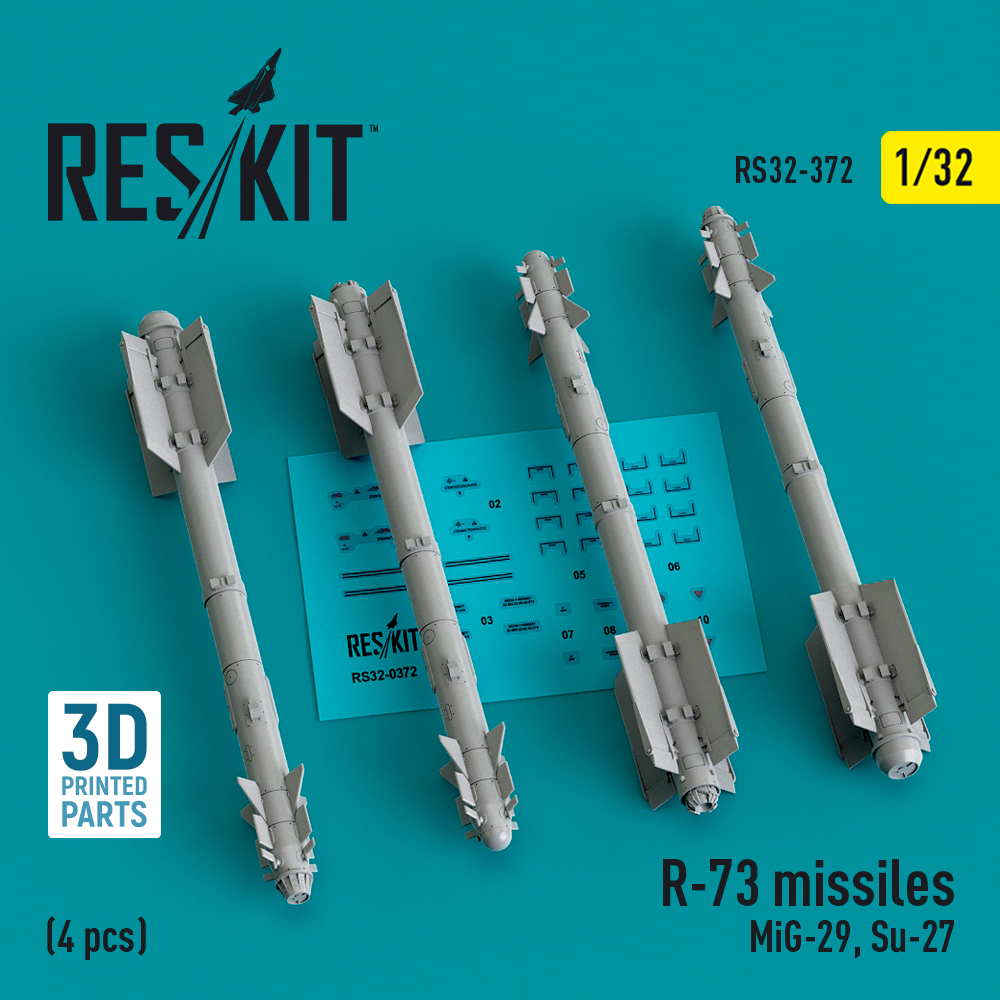 1/32 R-73 missiles (MiG-29, Su-27) (4 pcs.)
