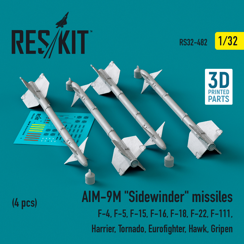 1/32 AIM-9M 'Sidewinder' missiles (4 pcs.)