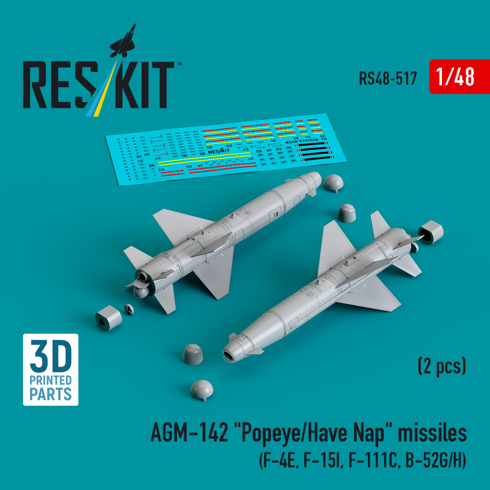 1/48 AGM-142 'Popeye/Have Nap' missiles (2 pcs.)