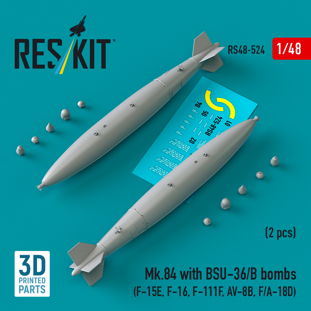 1/48 Mk.84 with BSU-36/B bombs (2 pcs.) 