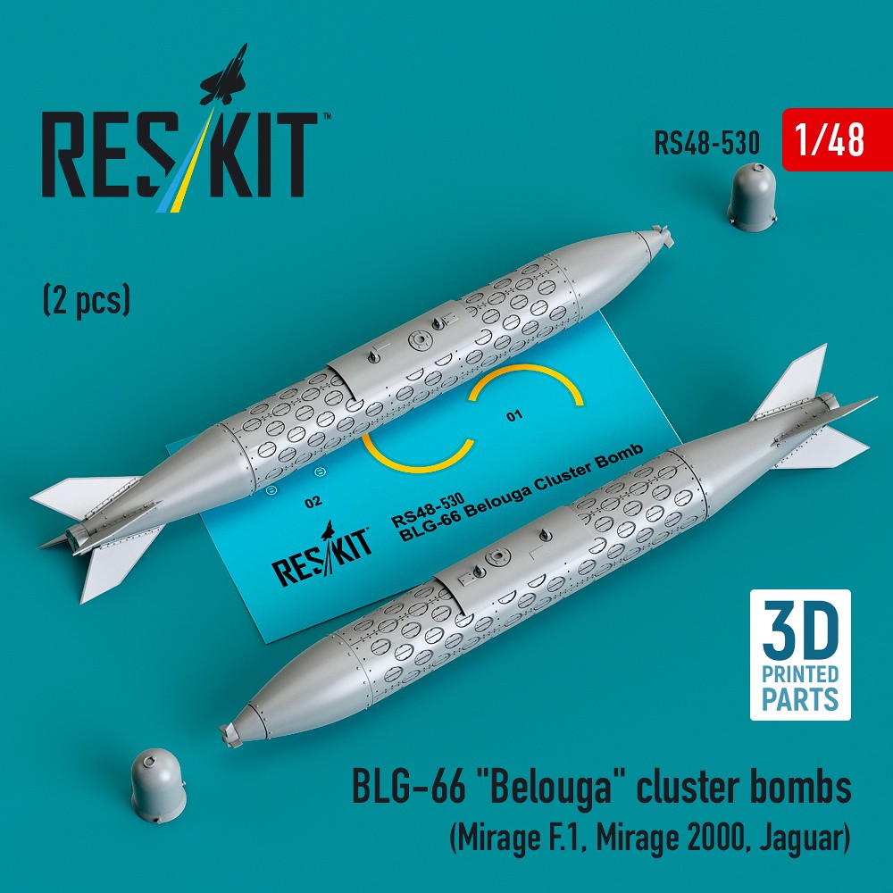 1/48 BLG-66 'Belouga' cluster bombs (2 pcs.)