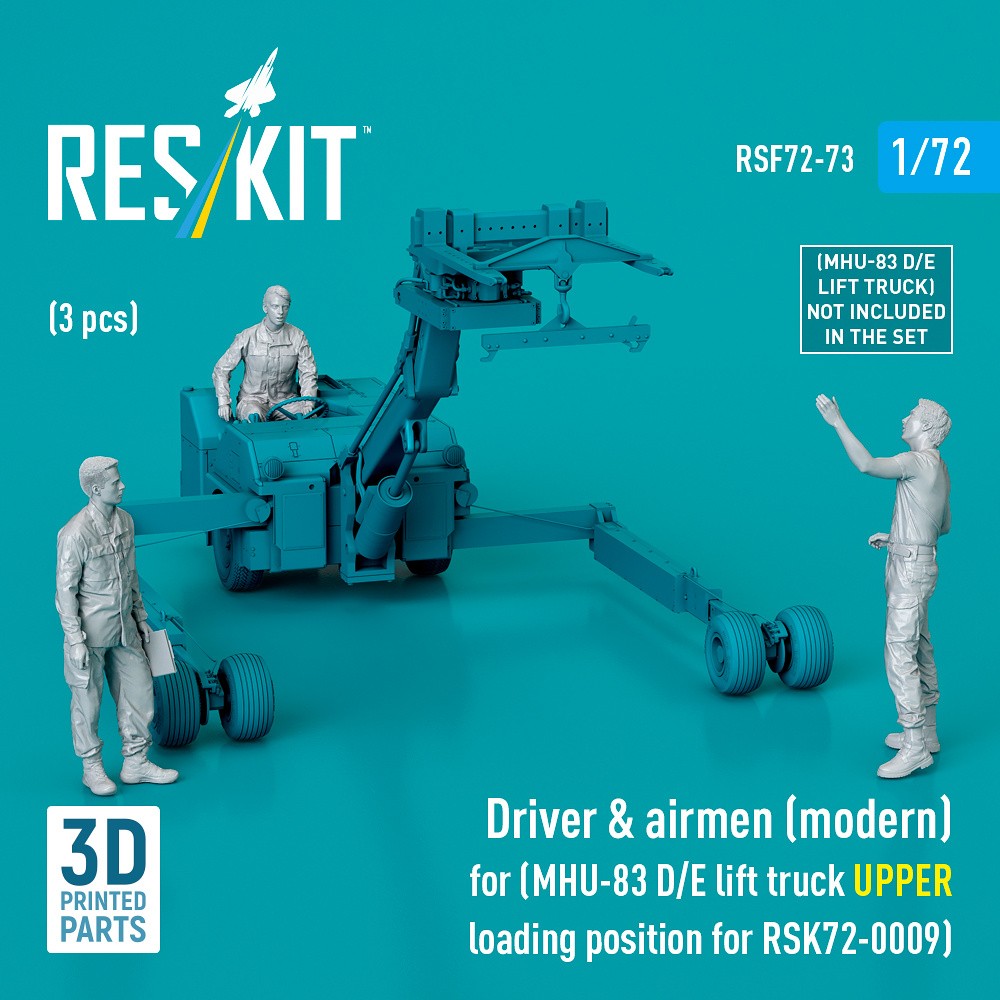 1/72 Driver & airmen (modern) (for RSK72-0009)