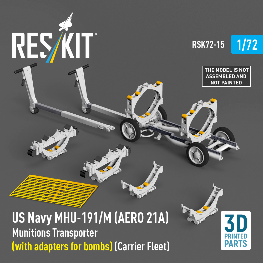 1/72 MHU-191/M Munit.Transp.(w/ adapters bombs)