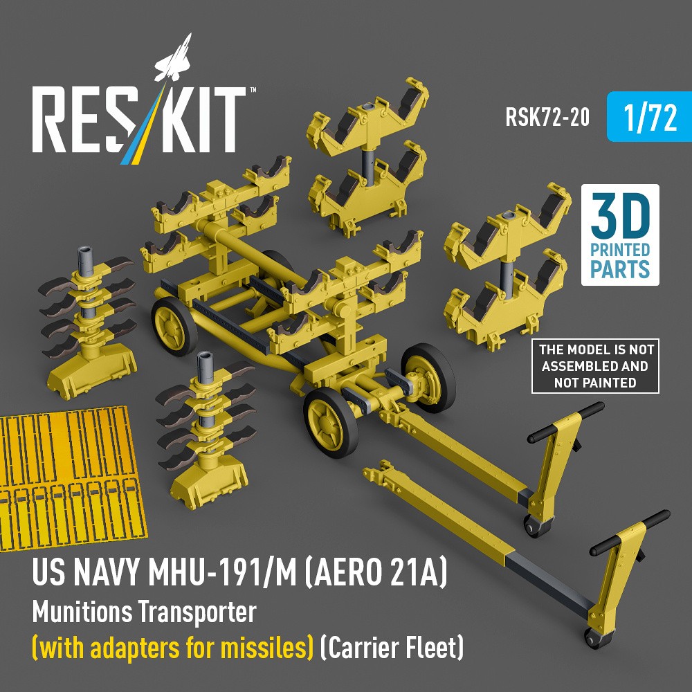 1/72 MHU-191/M Munit.Transp.(w/ adapters missiles)