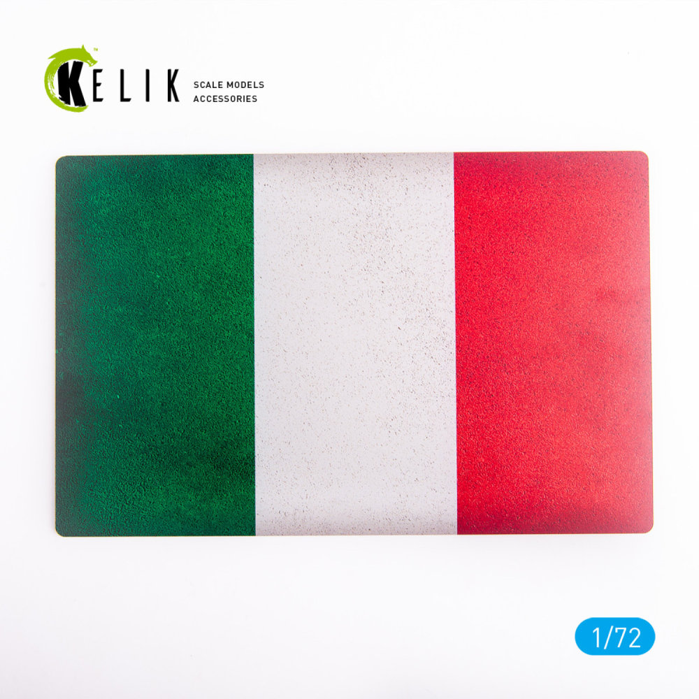 1/72 Italy Flag Base Acrylic 3 mm (280x180) 