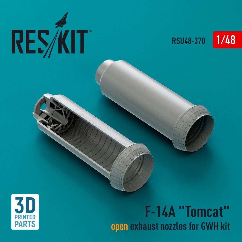 1/48 F-14A 'Tomcat' open exhaust nozzles (GWH)