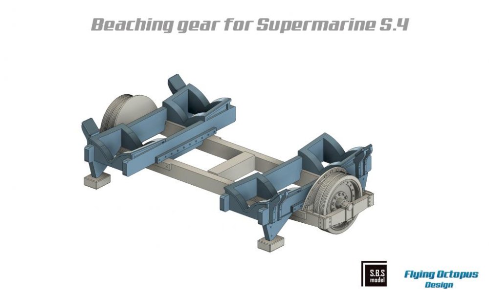 1/72 Supermarine S.4 Beaching Gear (SBS)