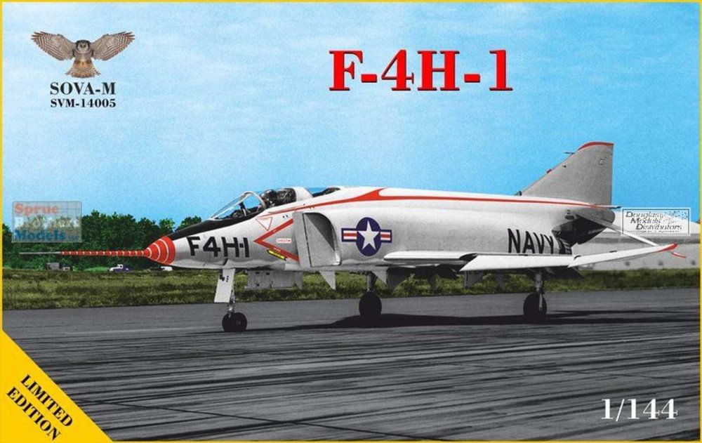 1/144 F4H-1 Phantom (1959 Flight tests)