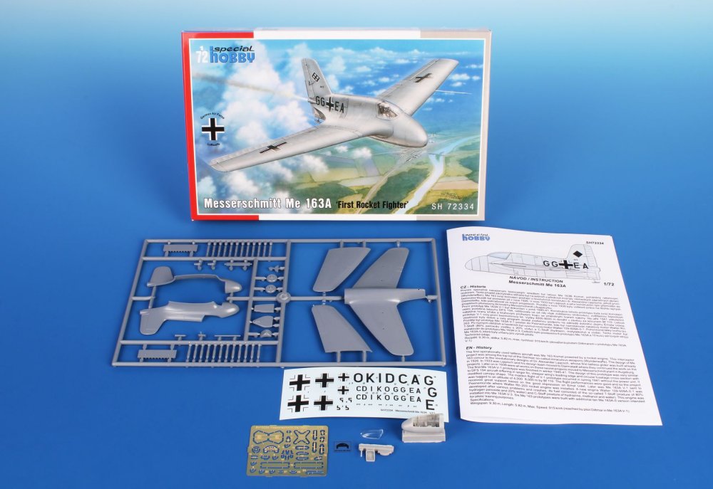 MODELIMEX Online Shop | 1/72 Messerschmitt Me 163A 'First Rocket ...