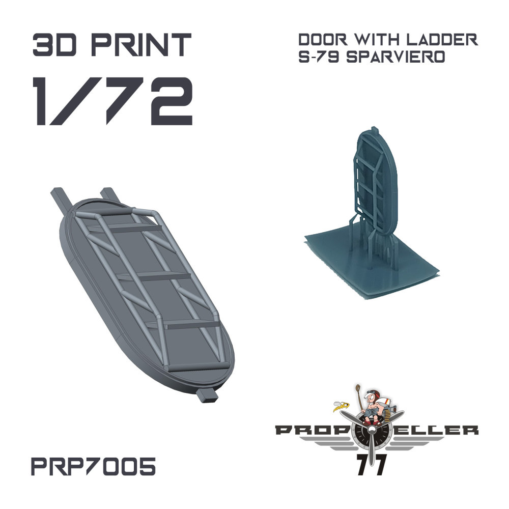 1/72 S-79 Sparviero door w/ ladder (ITAL)