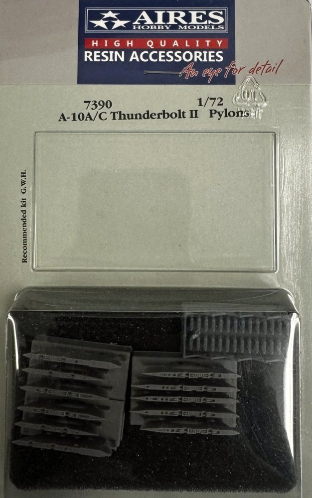 1/72 A-10A/C Thunderbolt II pylons (GWH)