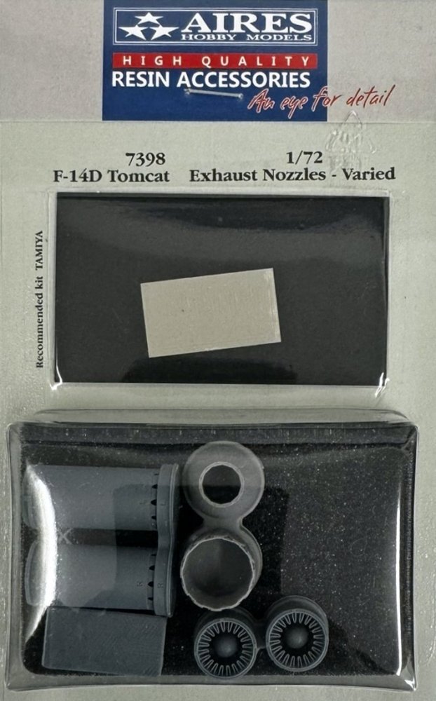 1/72 F-14D Tomcat exhaust nozzles - varied (TAM)